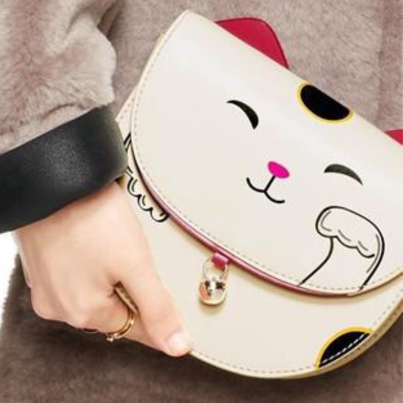 ❣️SOLD❣️ • Tonti Street • Lucky Cat Crossbody - Picture 3 of 5